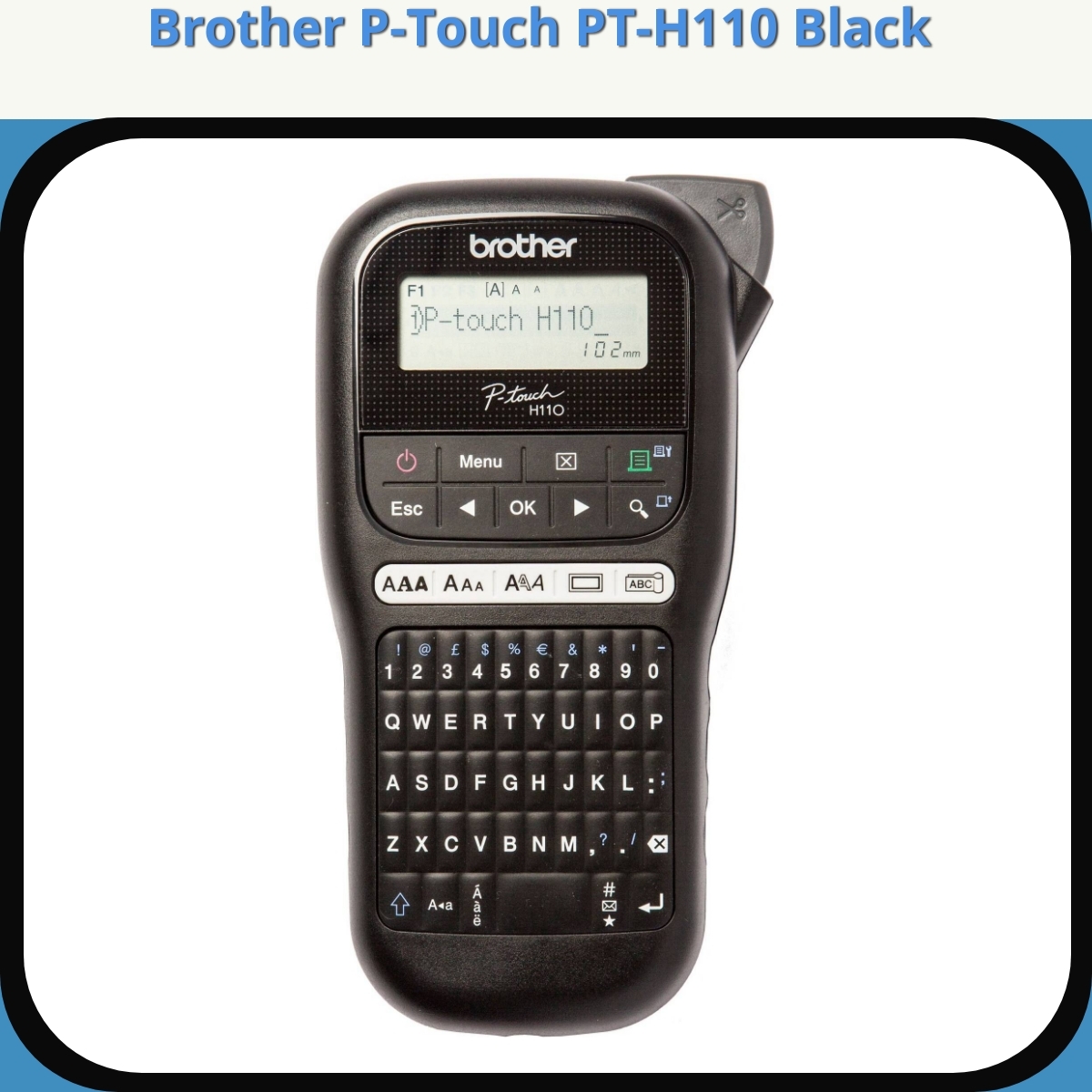 Anmeldelse af Brother P-Touch PT-H110 Black