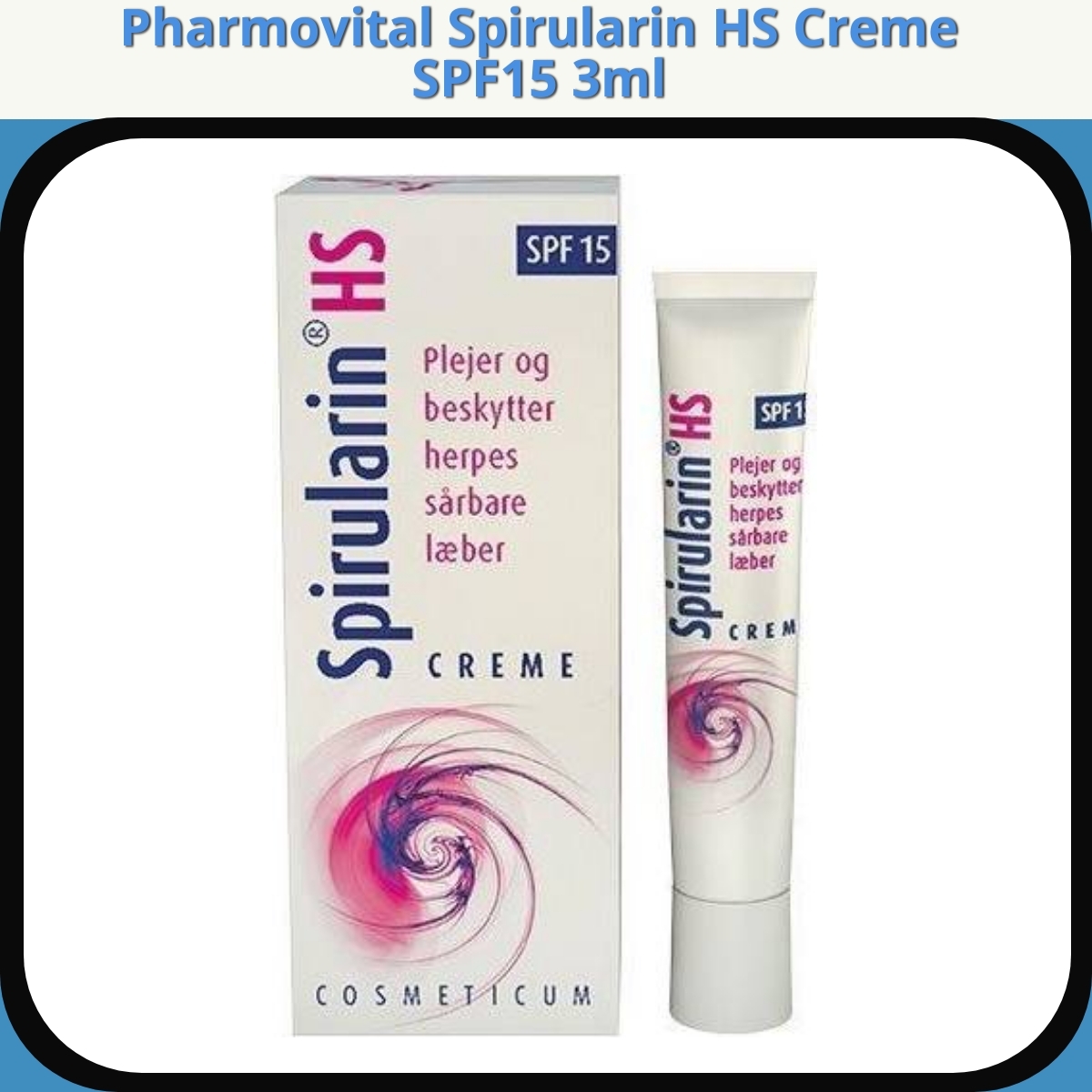 Anmeldelse af Pharmovital Spirularin HS Creme SPF15 3ml