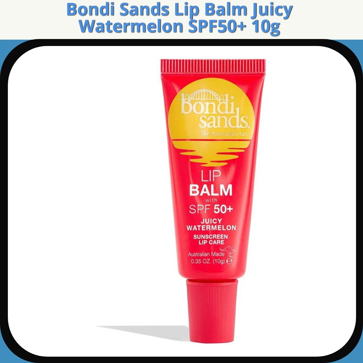 Anmeldelse af Bondi Sands Lip Balm Juicy Watermelon SPF50+ 10g