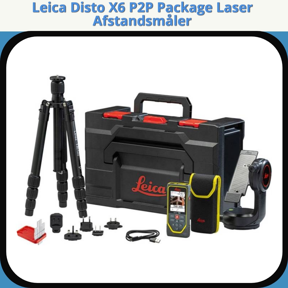 Anmeldelse af Leica Disto X6 P2P Package Laser Afstandsmåler