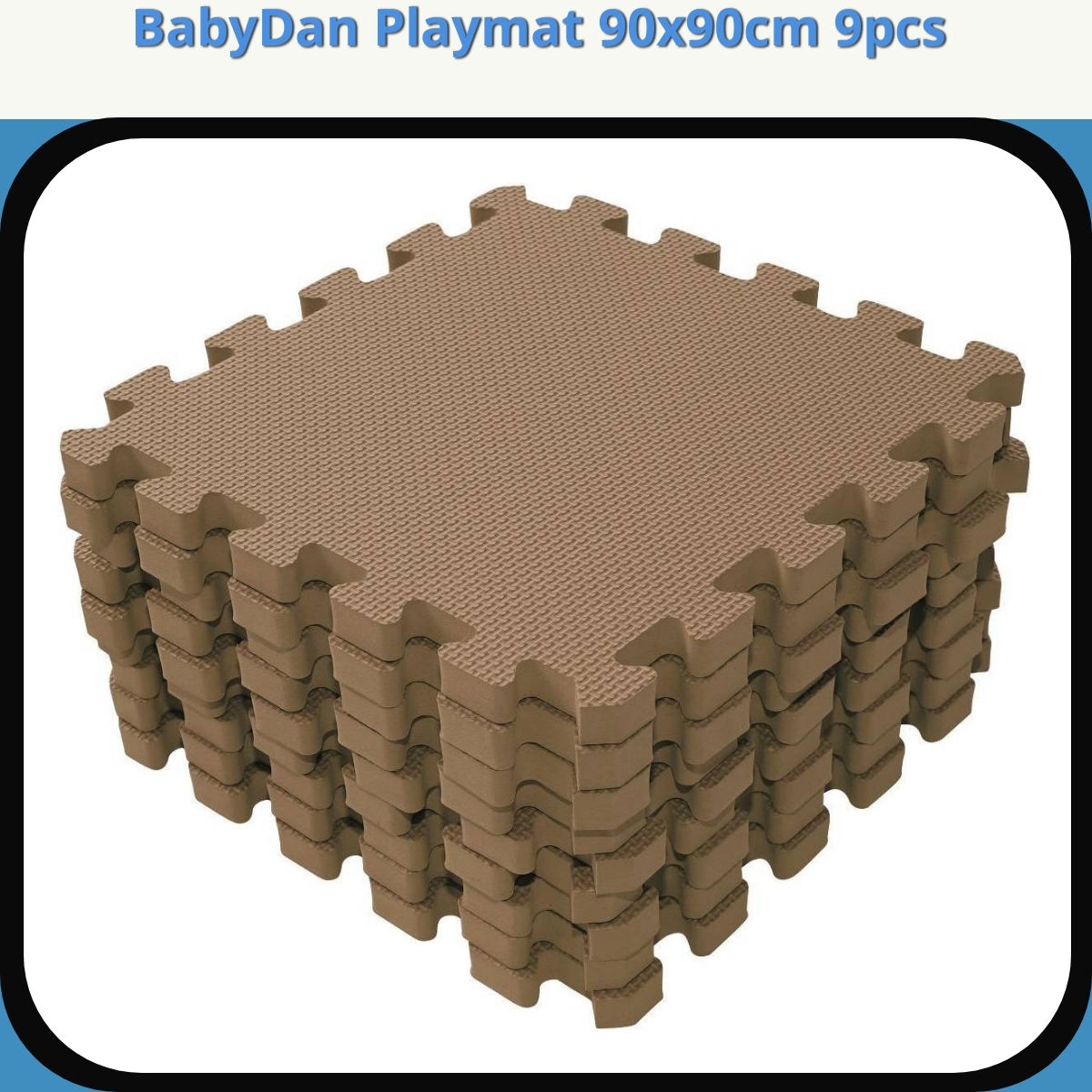 Anmeldelse af BabyDan Playmat 90x90cm 9pcs