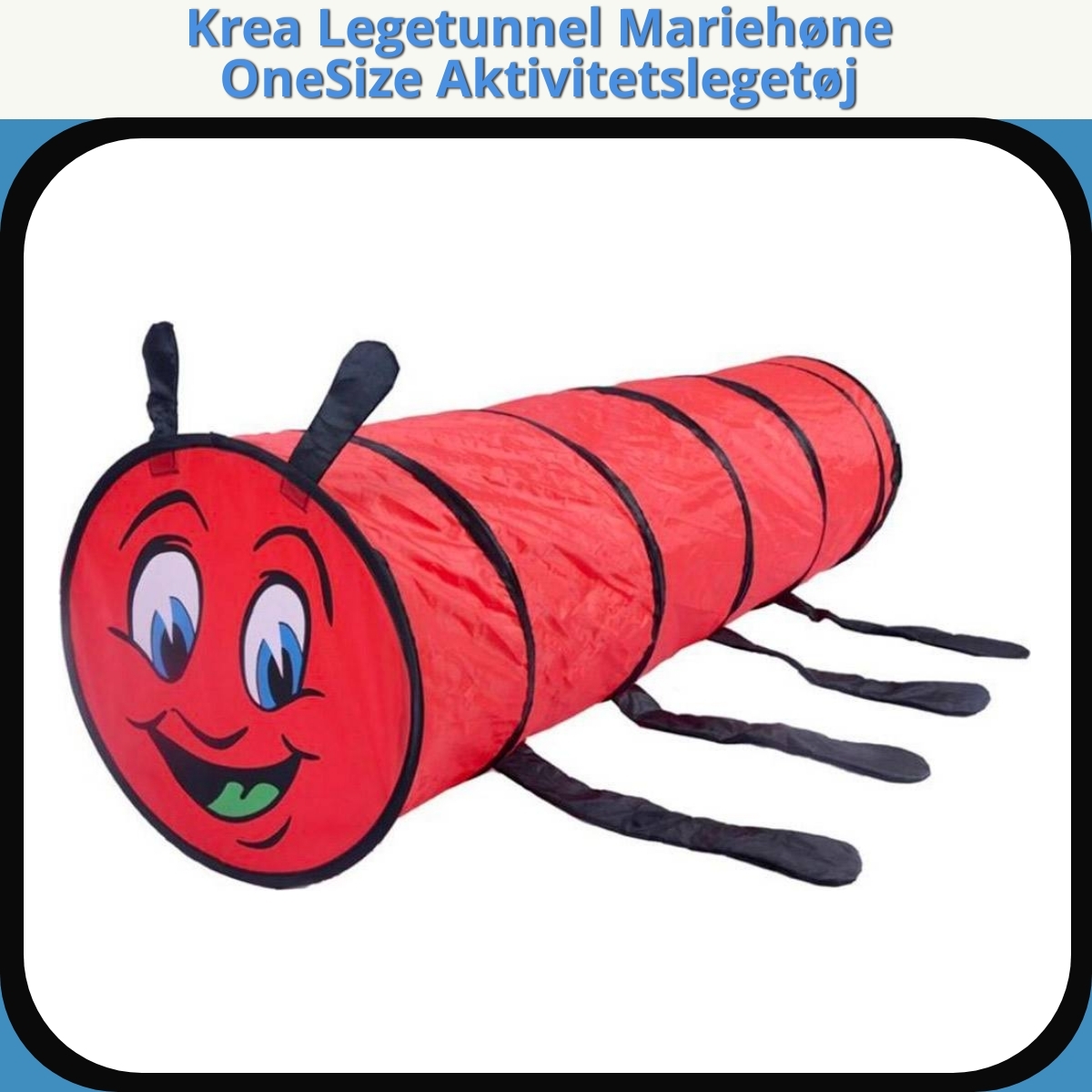 Anmeldelse af Krea Legetunnel Mariehøne OneSize Aktivitetslegetøj