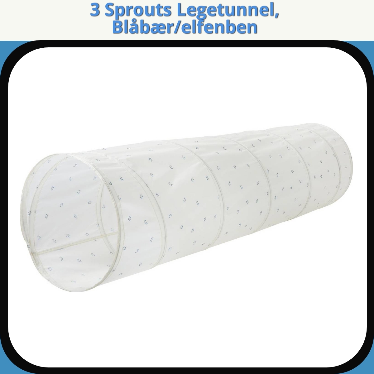 Anmeldelse af 3 Sprouts Legetunnel, Blåbær/elfenben