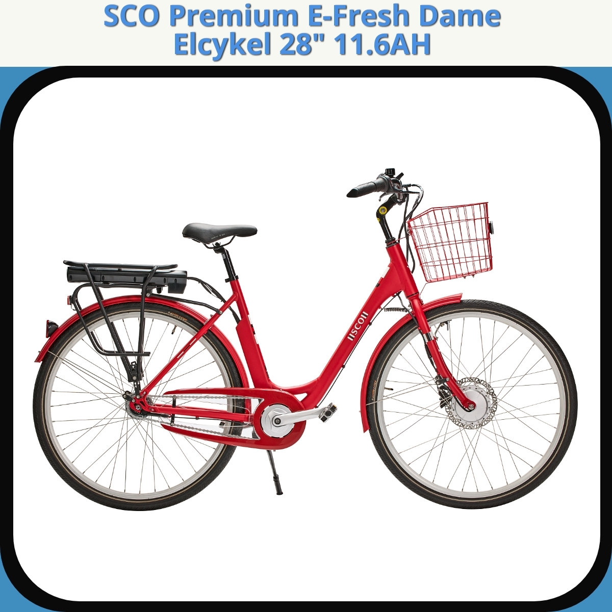 Anmeldelse af SCO Premium E-Fresh Dame Elcykel 28