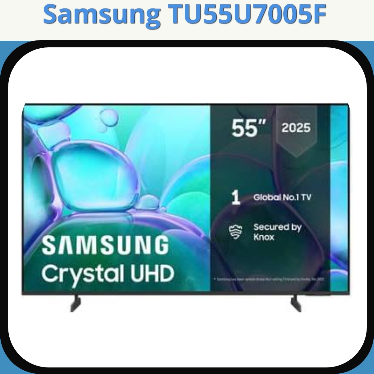 Anmeldelse af Samsung TU55U7005F
