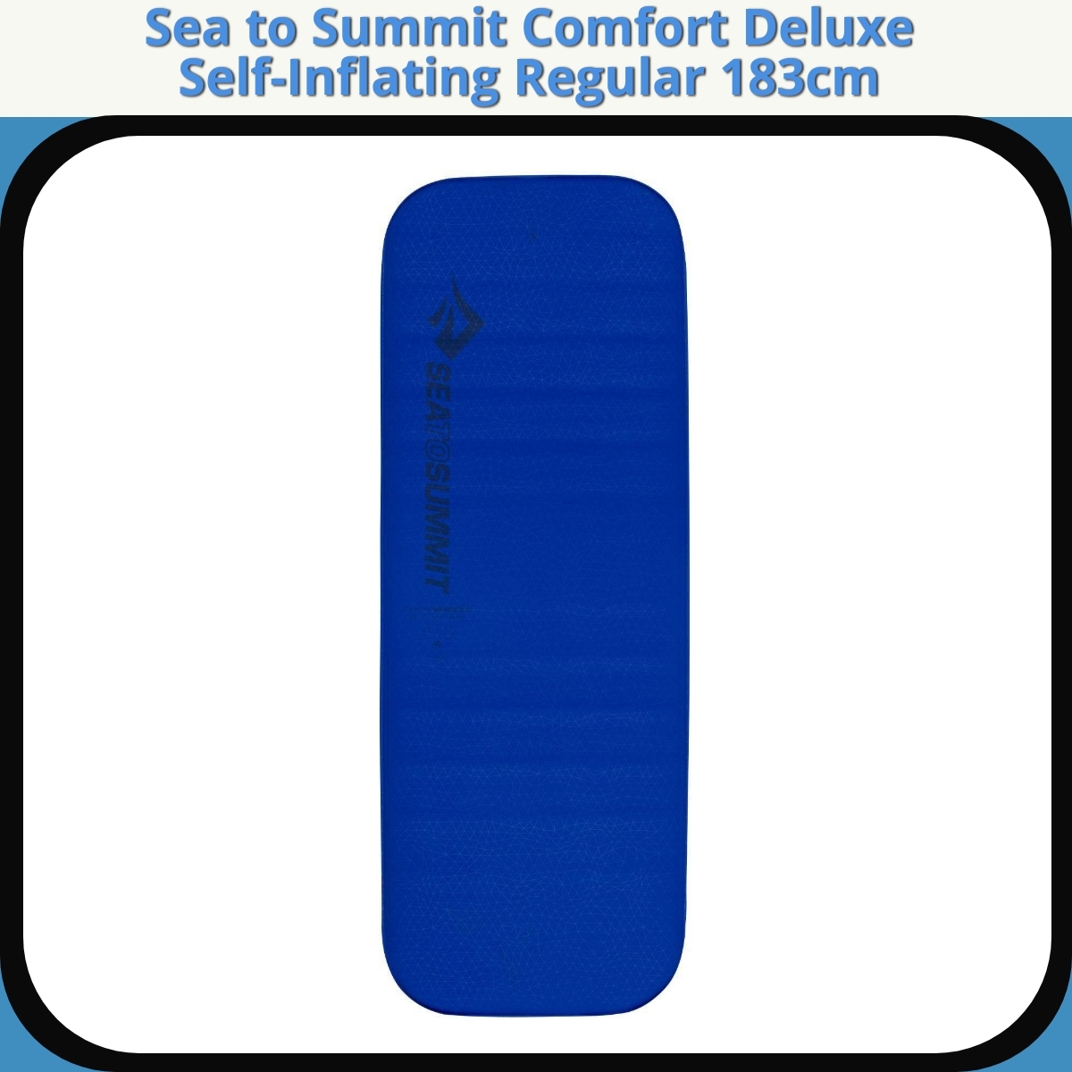 Anmeldelse af Sea to Summit Comfort Deluxe Self-Inflating Regular 183cm