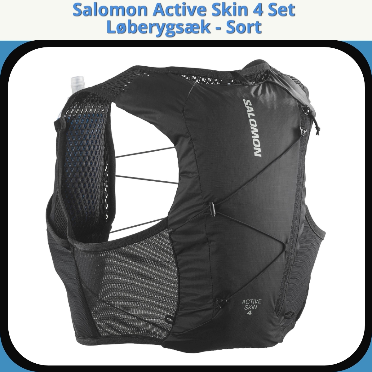 Anmeldelse af Salomon Active Skin 4 Set Løberygsæk - Sort