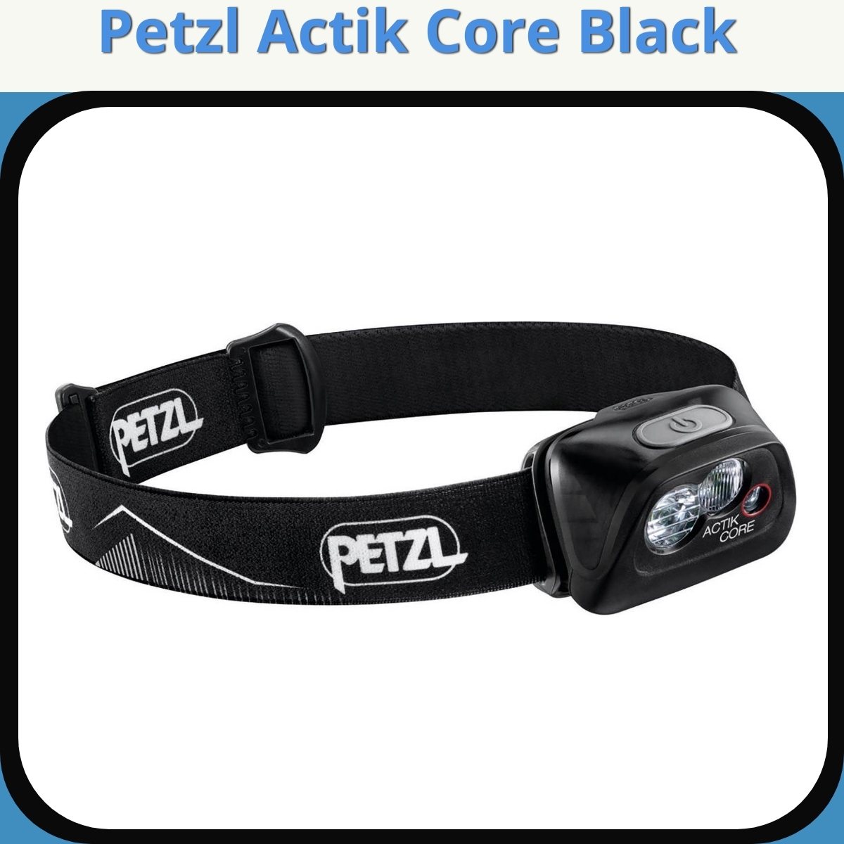 Anmeldelse af Petzl Actik Core Black