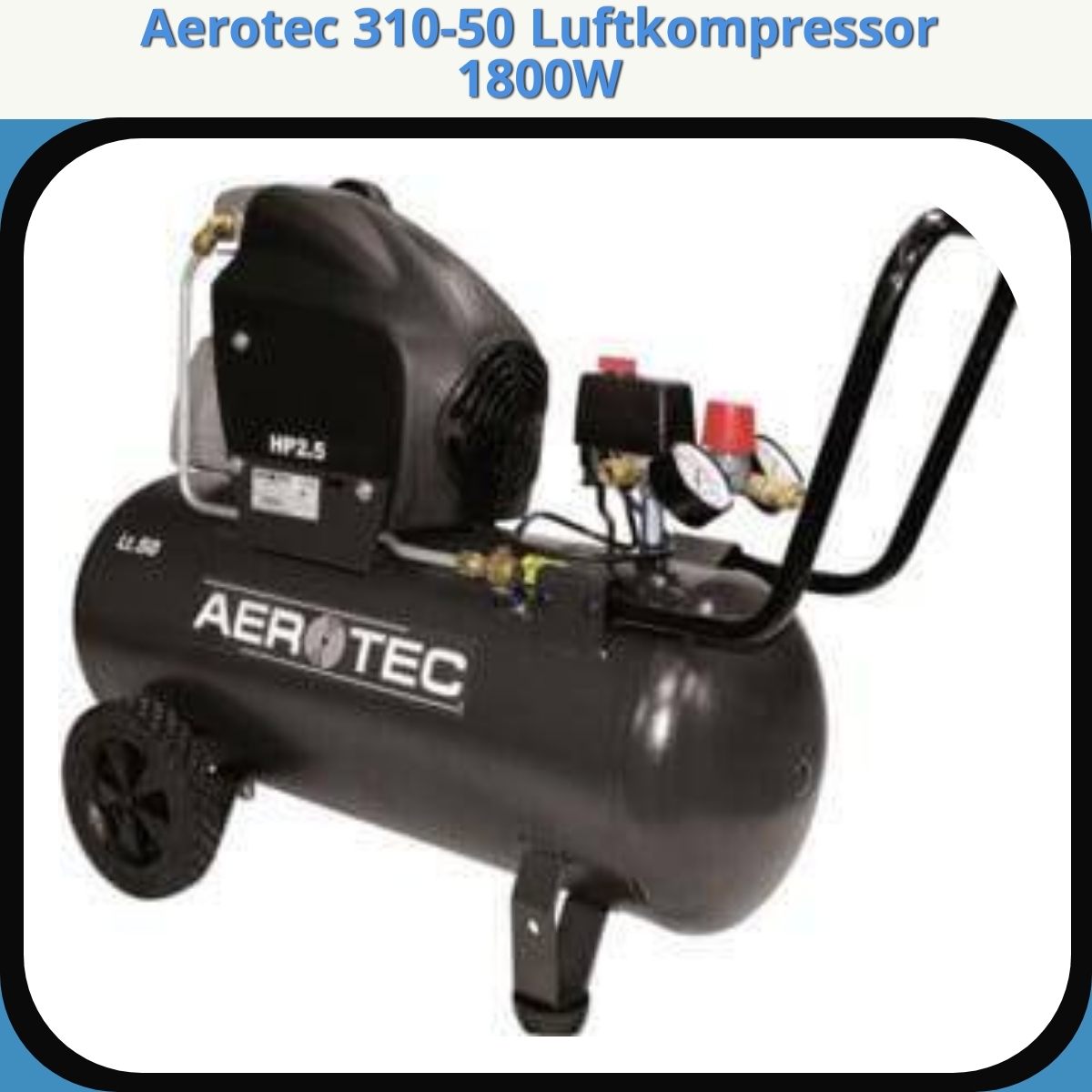 Anmeldelse af Aerotec 310-50 Luftkompressor 1800W