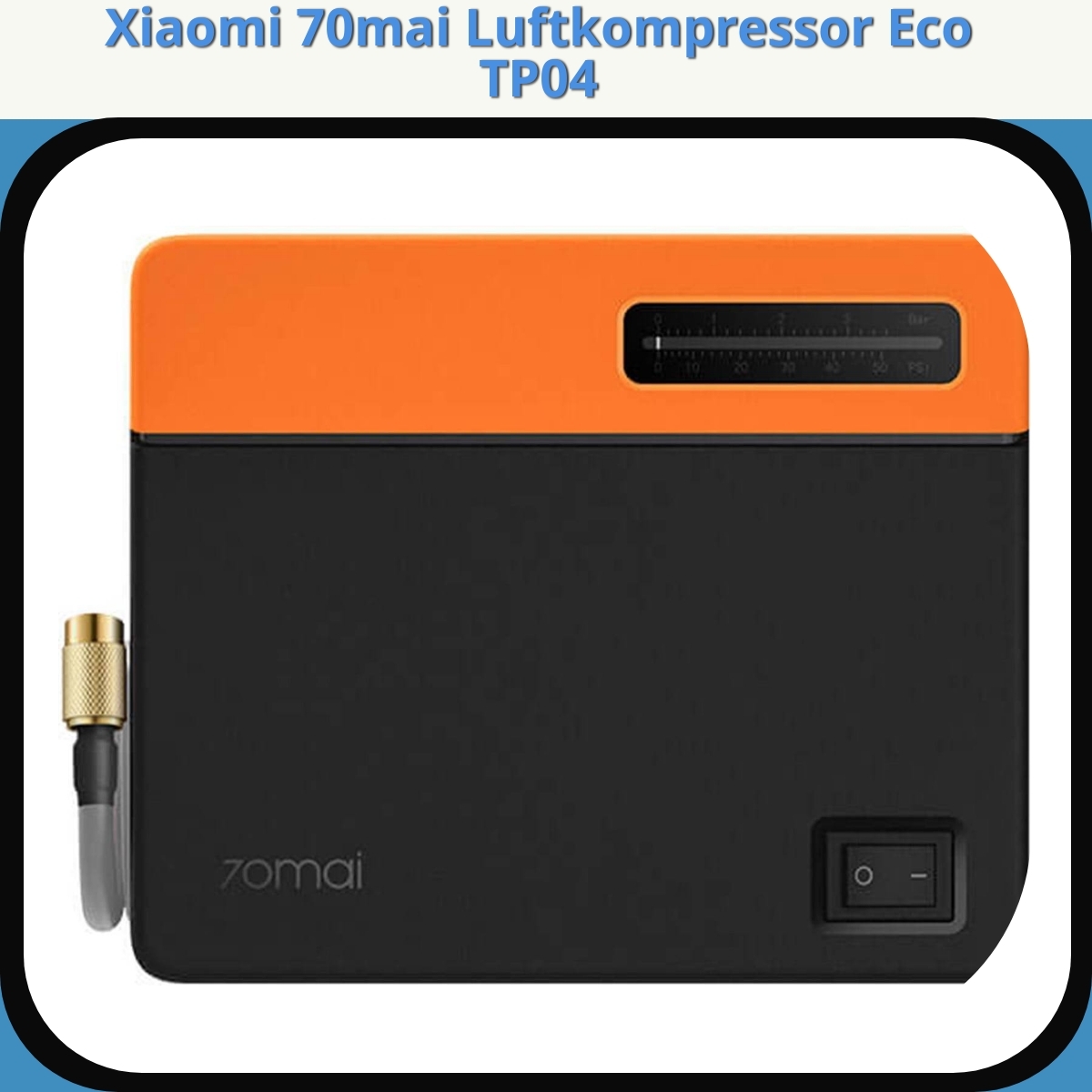 Anmeldelse af Xiaomi 70mai Luftkompressor Eco TP04