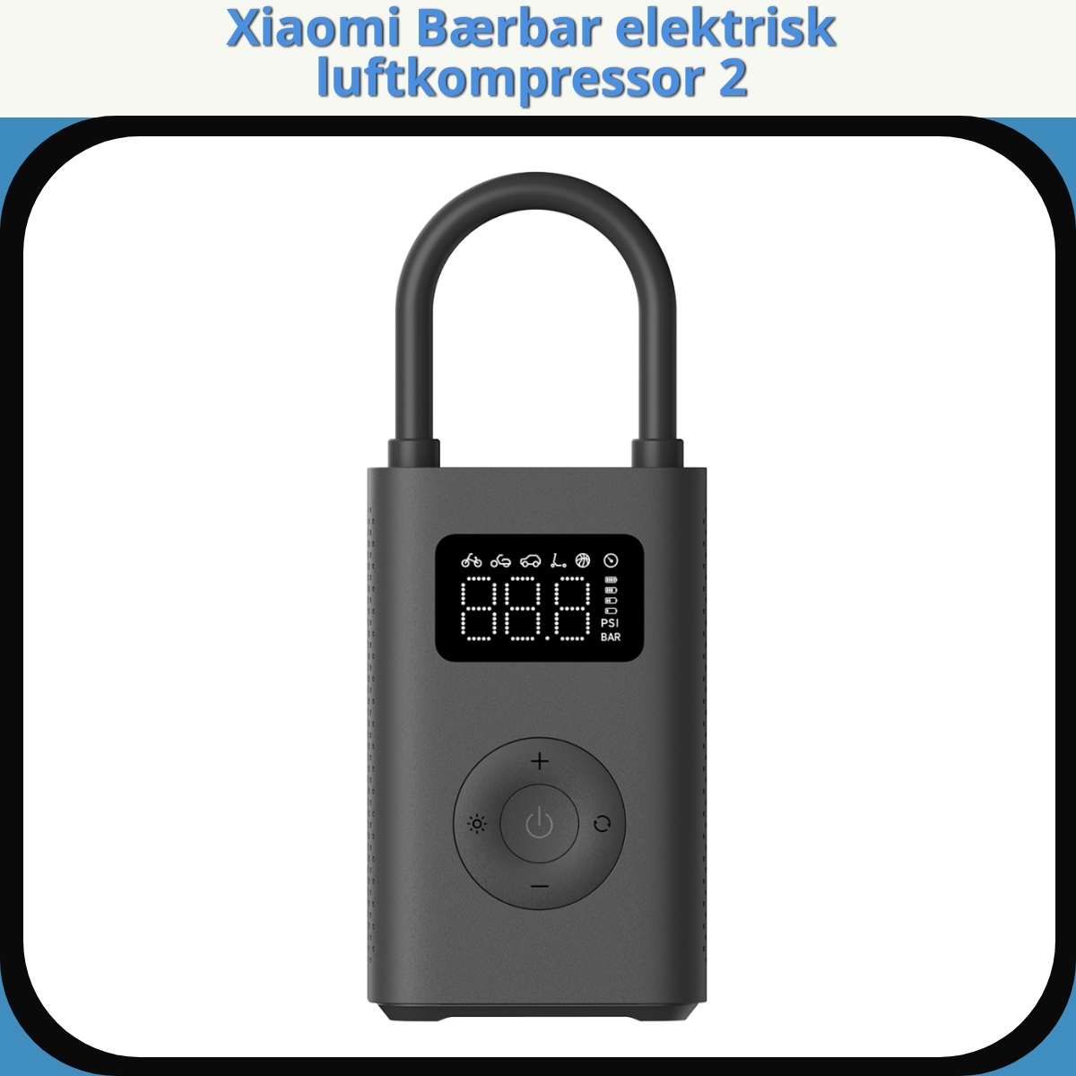 Anmeldelse af Xiaomi Bærbar elektrisk luftkompressor 2