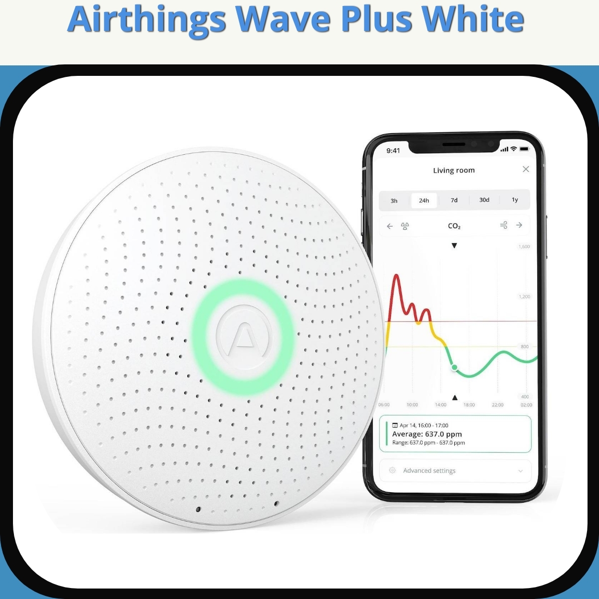 Anmeldelse af Airthings Wave Plus White