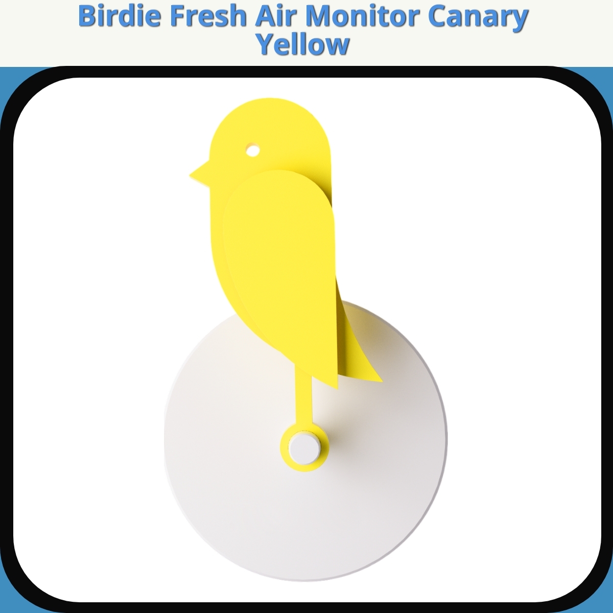 Anmeldelse af Birdie Fresh Air Monitor Canary Yellow