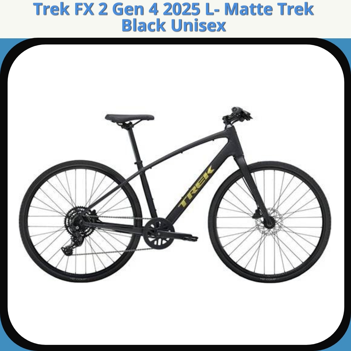 Anmeldelse af Trek FX 2 Gen 4 2025 L- Matte Trek Black Unisex