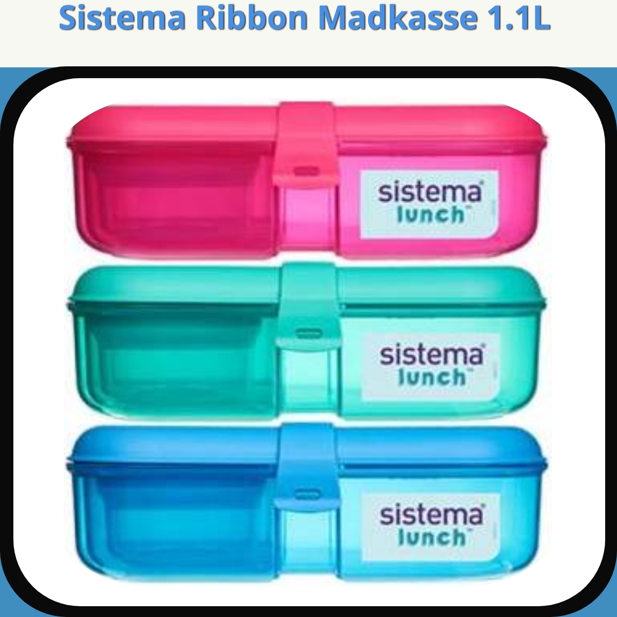 Anmeldelse af Sistema Ribbon Madkasse 1.1L