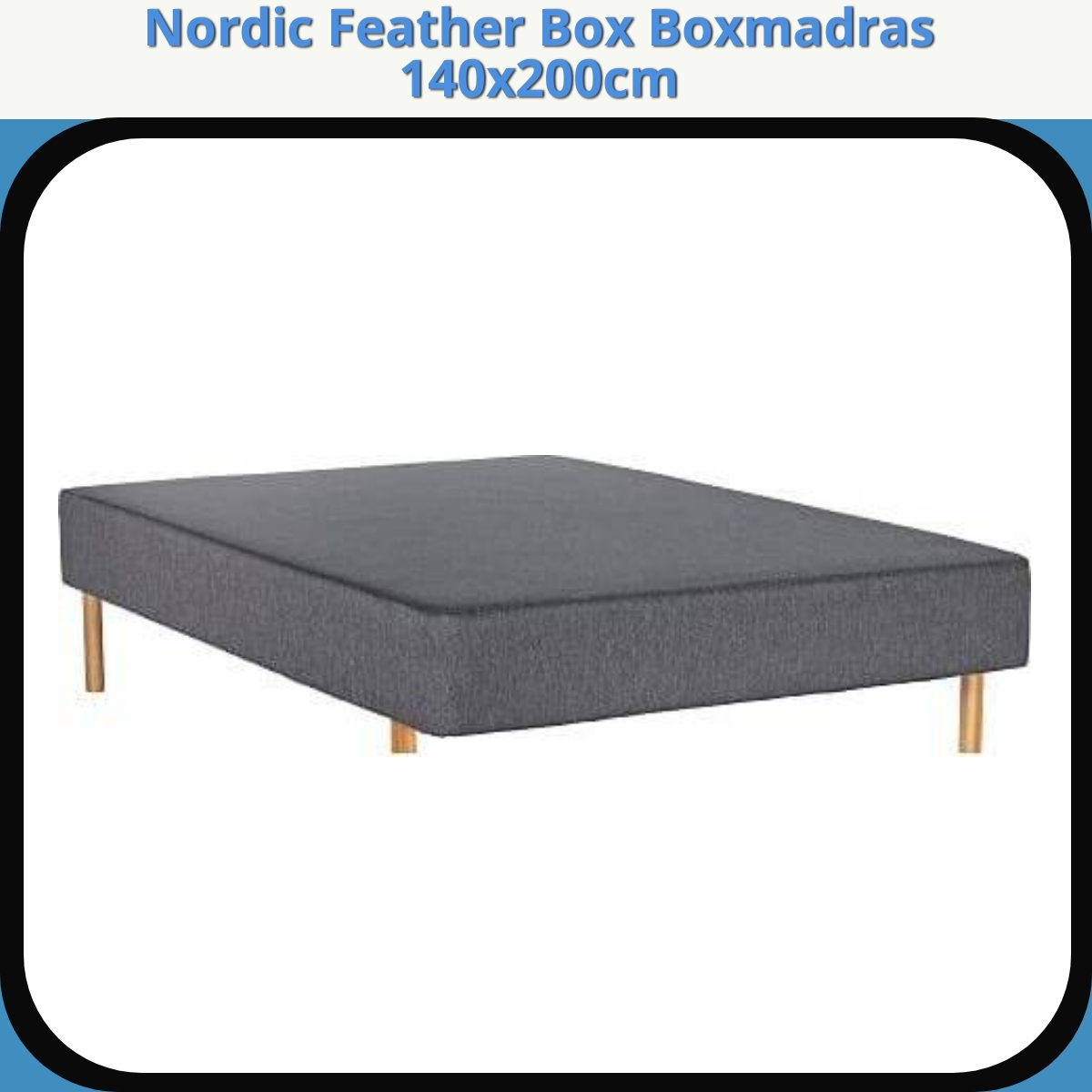 Anmeldelse af Nordic Feather Box Boxmadras 140x200cm