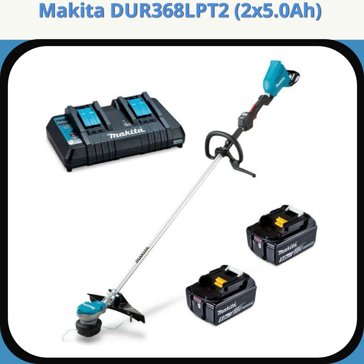 Anmeldelse af Makita DUR368LPT2 (2x5.0Ah)
