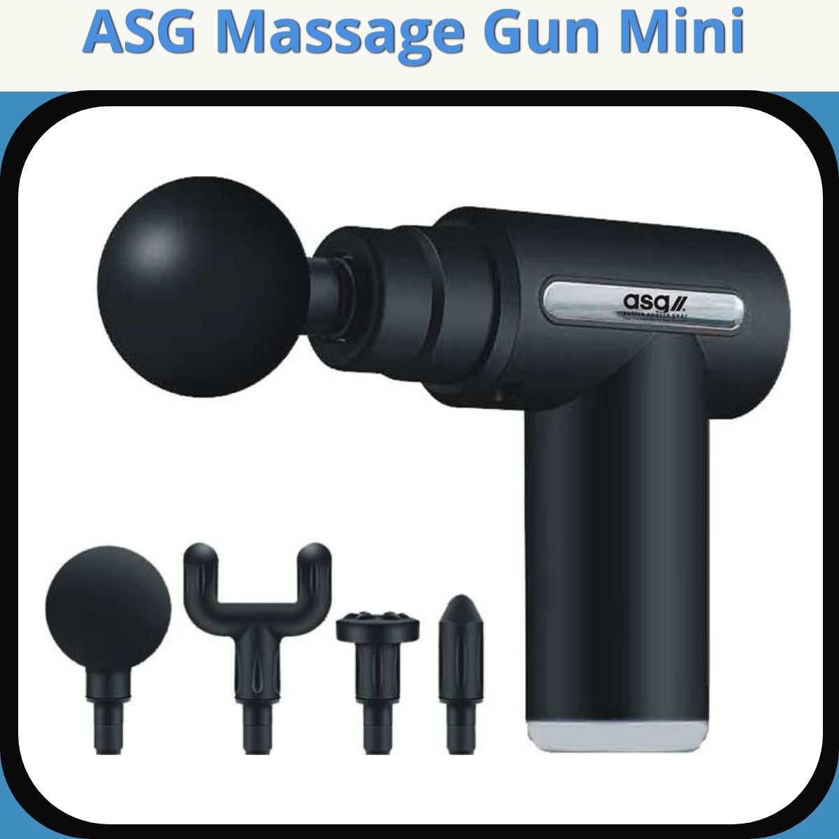 Anmeldelse af ASG Massage Gun Mini