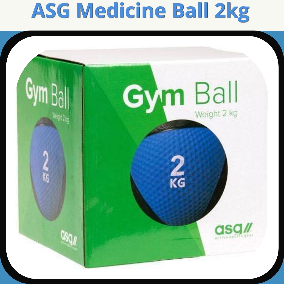 Anmeldelse af ASG Medicine Ball 2kg