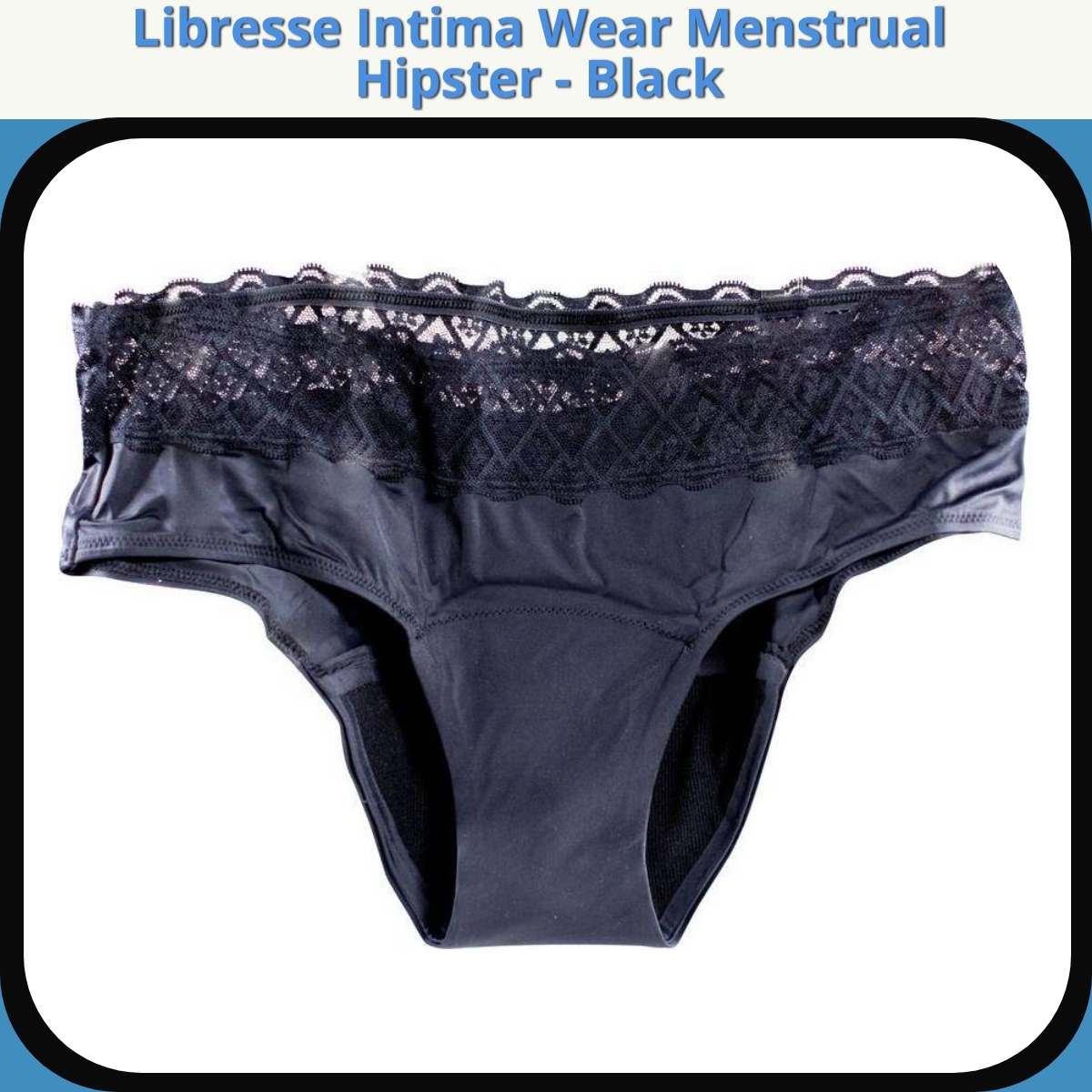 Anmeldelse af Libresse Intima Wear Menstrual Hipster - Black