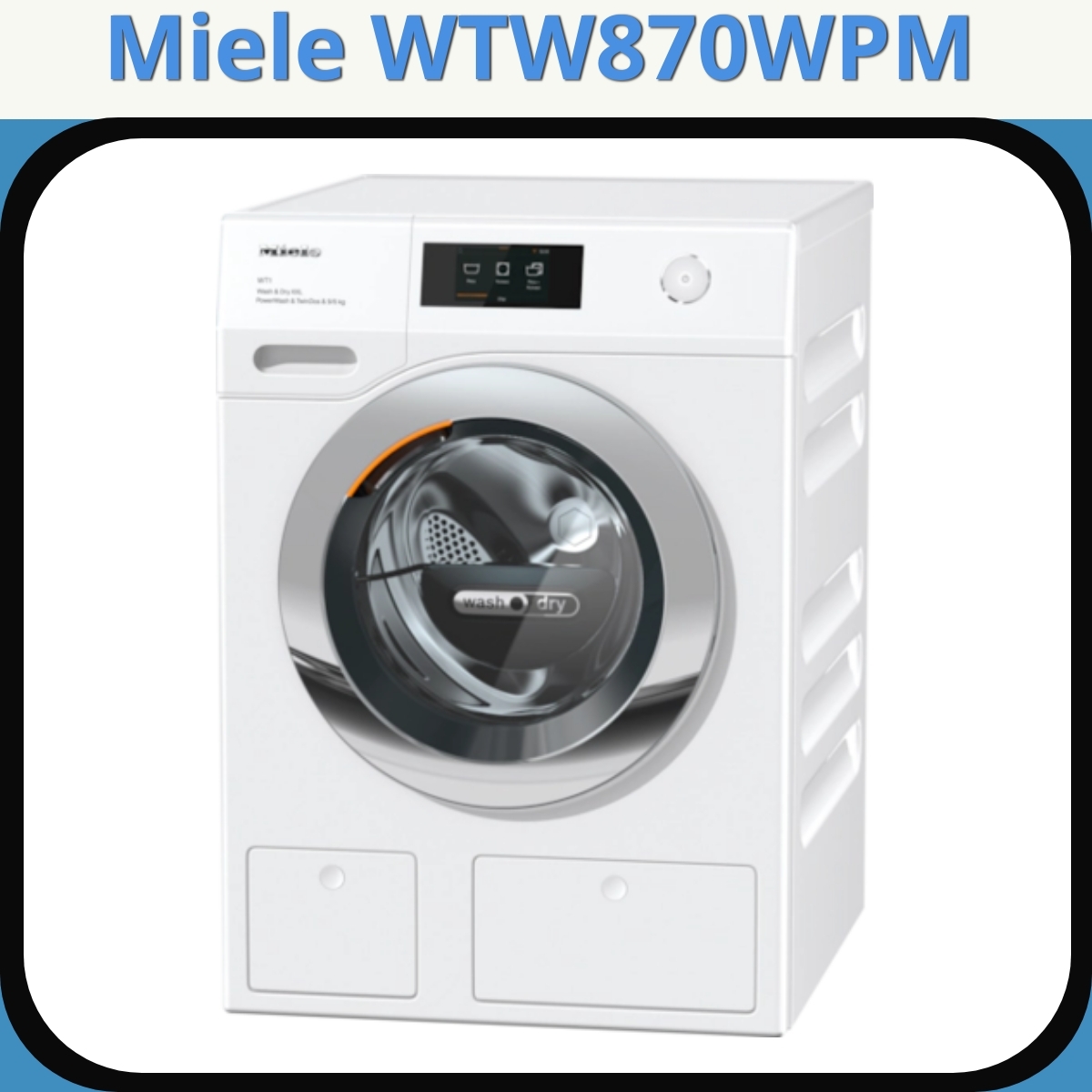 Anmeldelse af Miele WTW870WPM