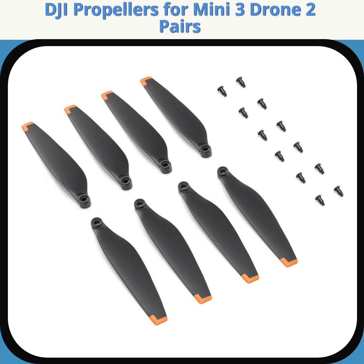 Anmeldelse af DJI Propellers for Mini 3 Drone 2 Pairs