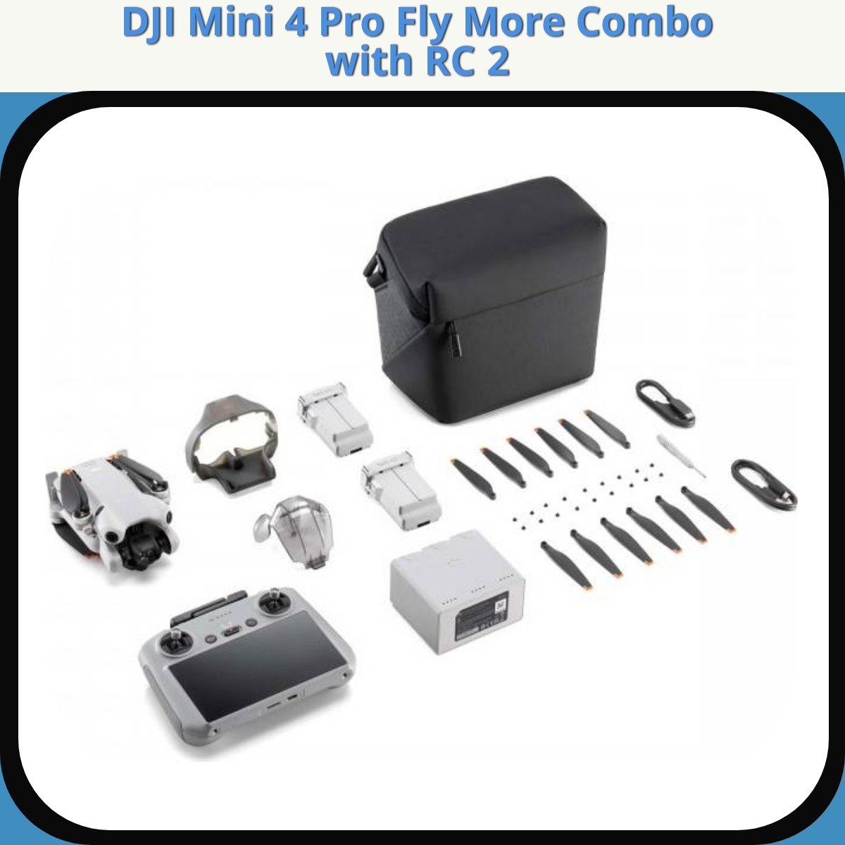 Anmeldelse af DJI Mini 4 Pro Fly More Combo with RC 2