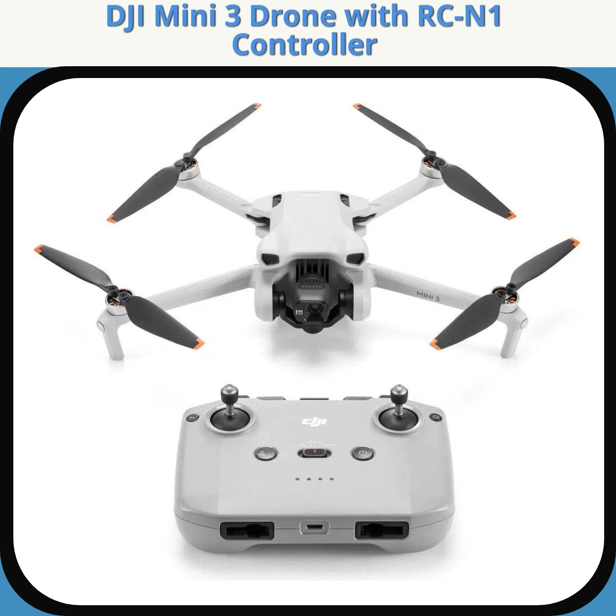Anmeldelse af DJI Mini 3 Drone with RC-N1 Controller