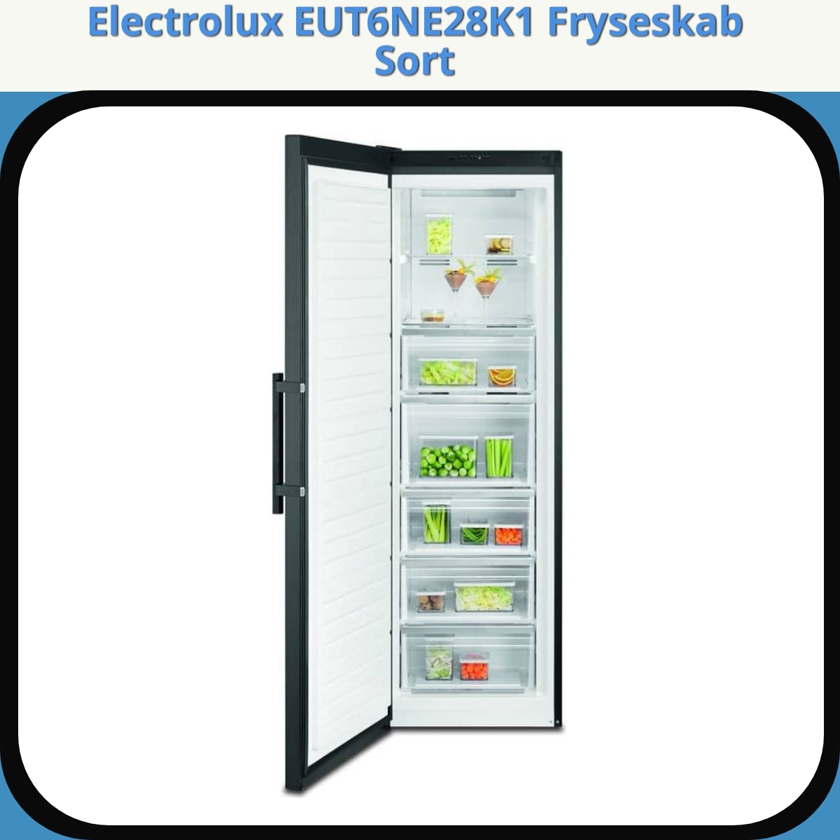 Anmeldelse af Electrolux EUT6NE28K1 Fryseskab Sort