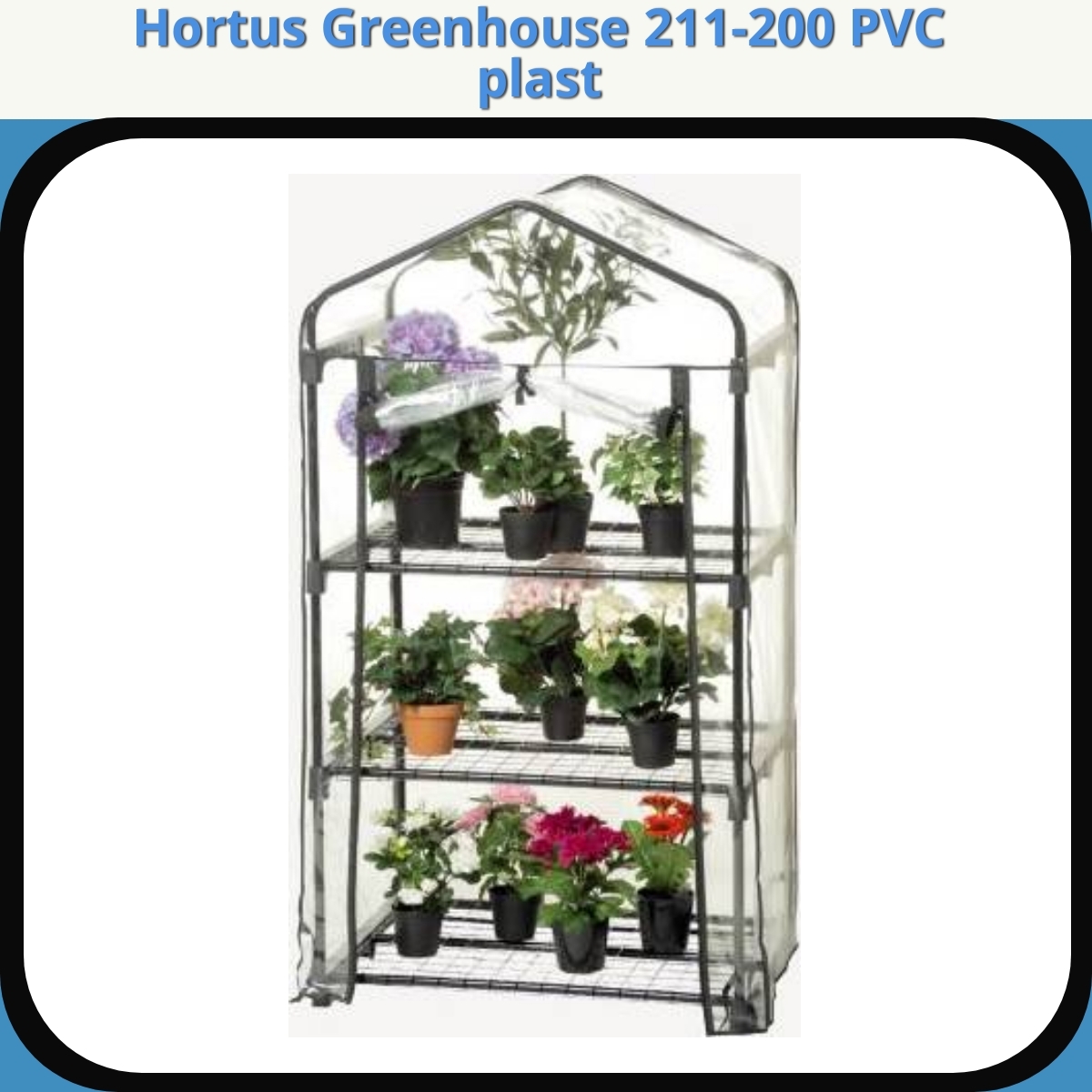 Anmeldelse af Hortus Greenhouse 211-200 PVC plast