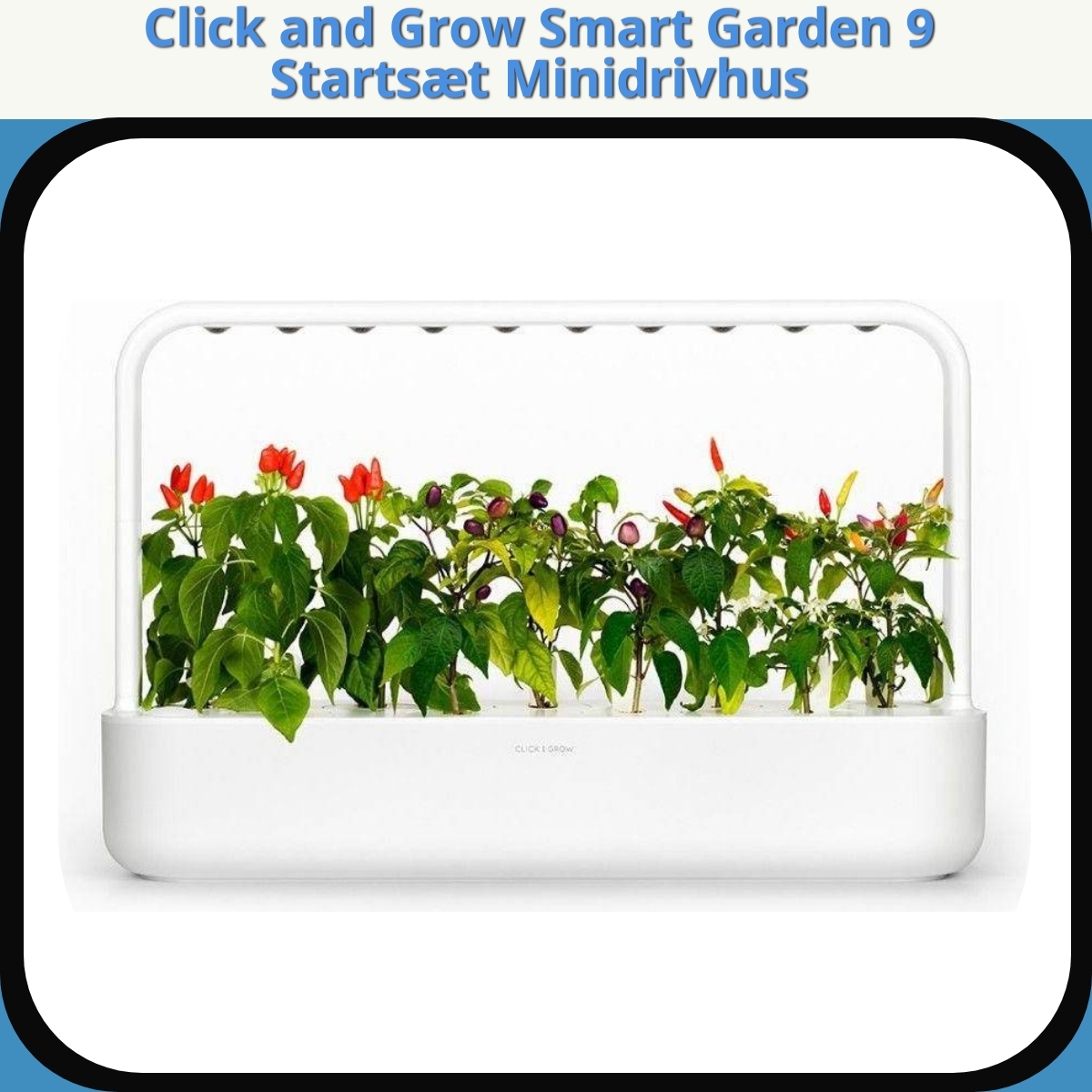 Anmeldelse af Click and Grow Smart Garden 9 Startsæt Minidrivhus