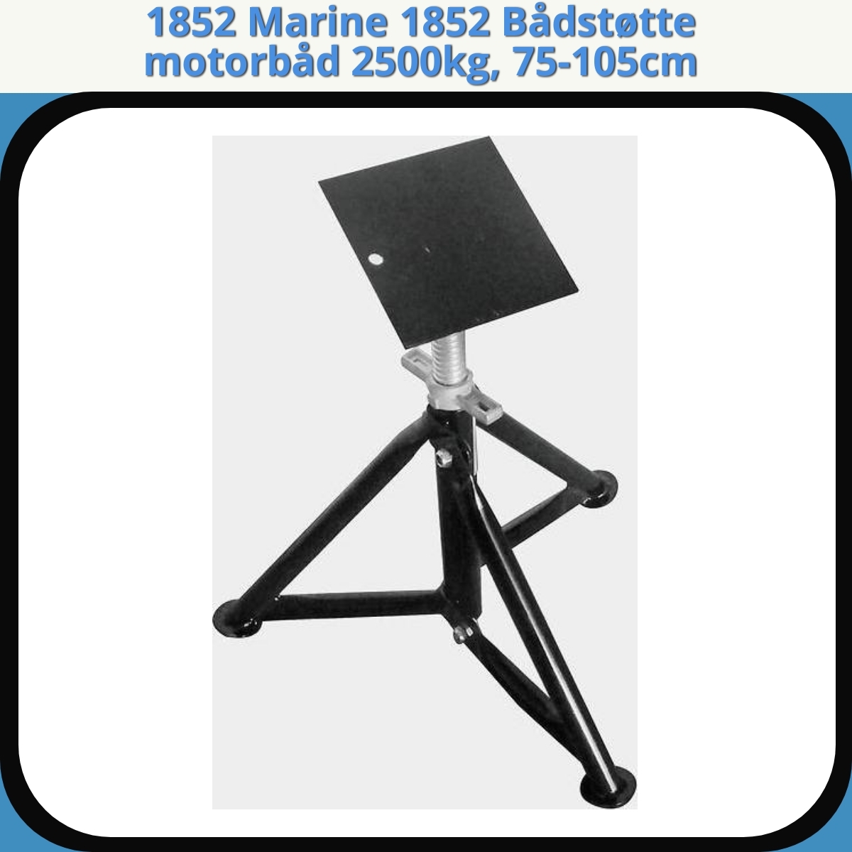 Anmeldelse af 1852 Marine 1852 Bådstøtte motorbåd 2500kg, 75-105cm