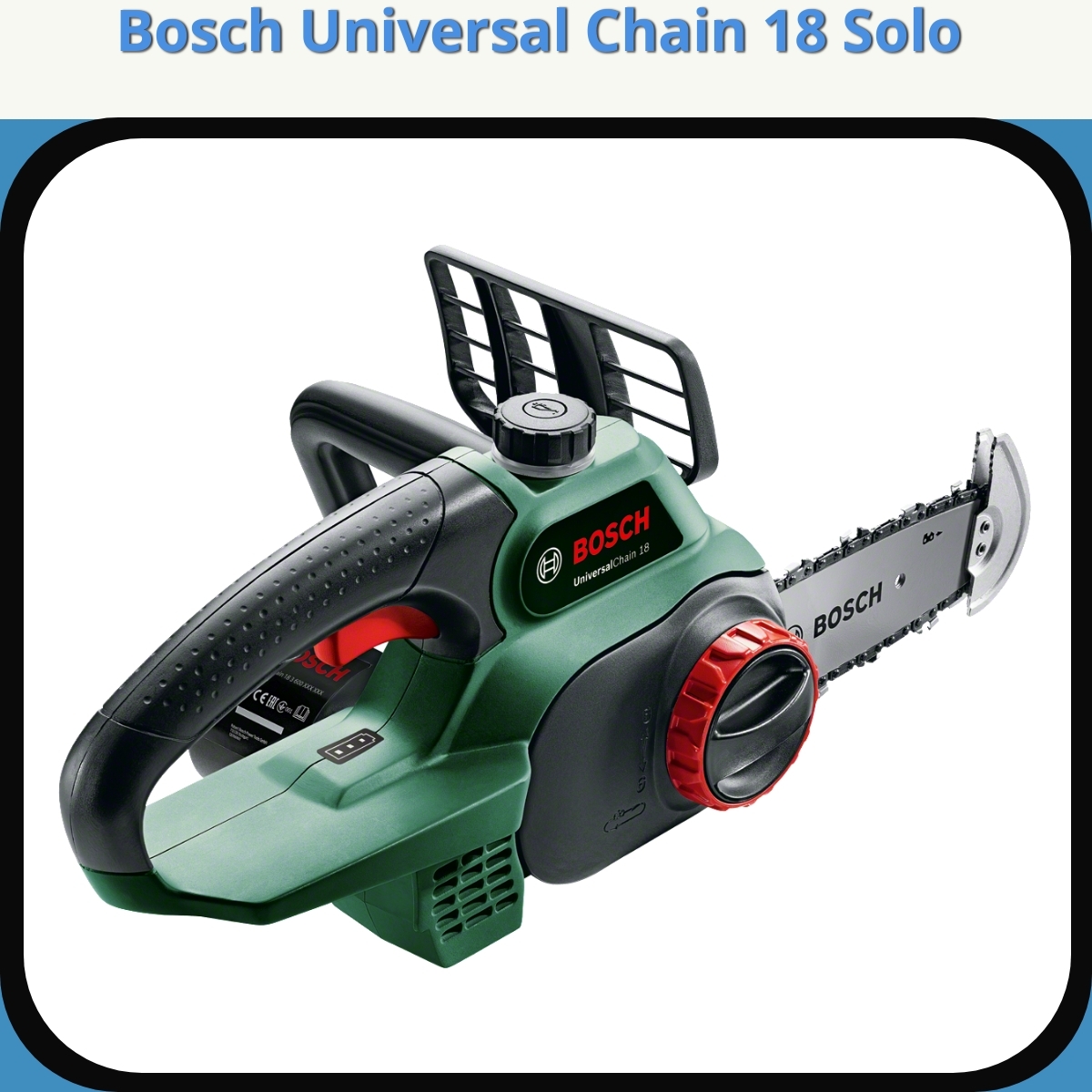 Anmeldelse af Bosch Universal Chain 18 Solo