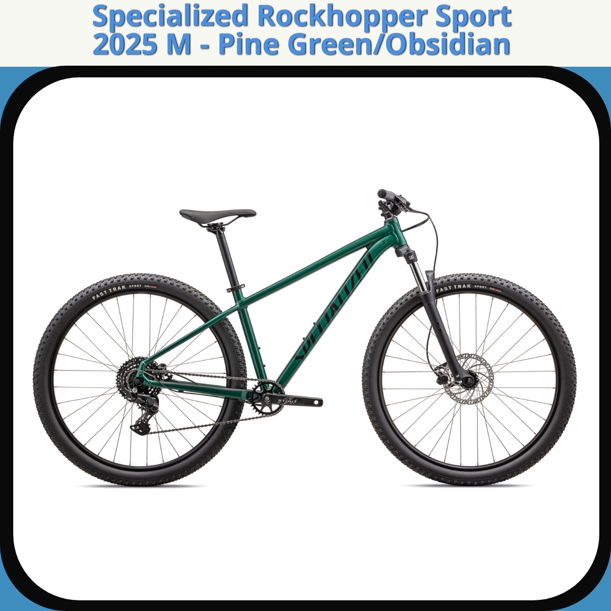 Anmeldelse af Specialized Rockhopper Sport 2025 M - Pine Green/Obsidian