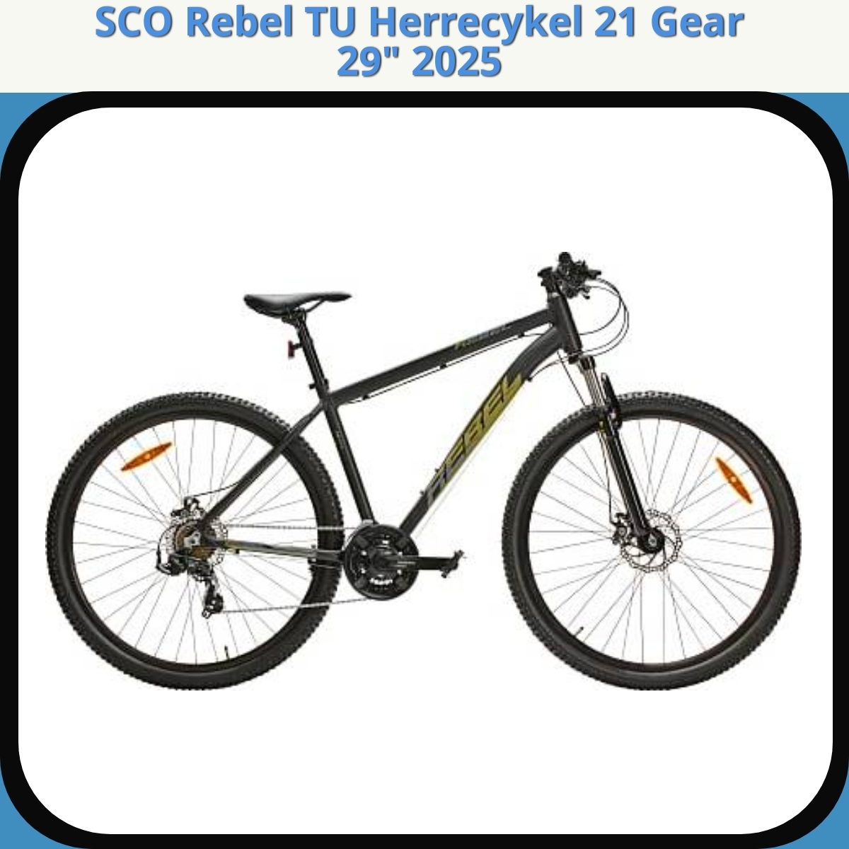 Anmeldelse af SCO Rebel TU Herrecykel 21 Gear 29