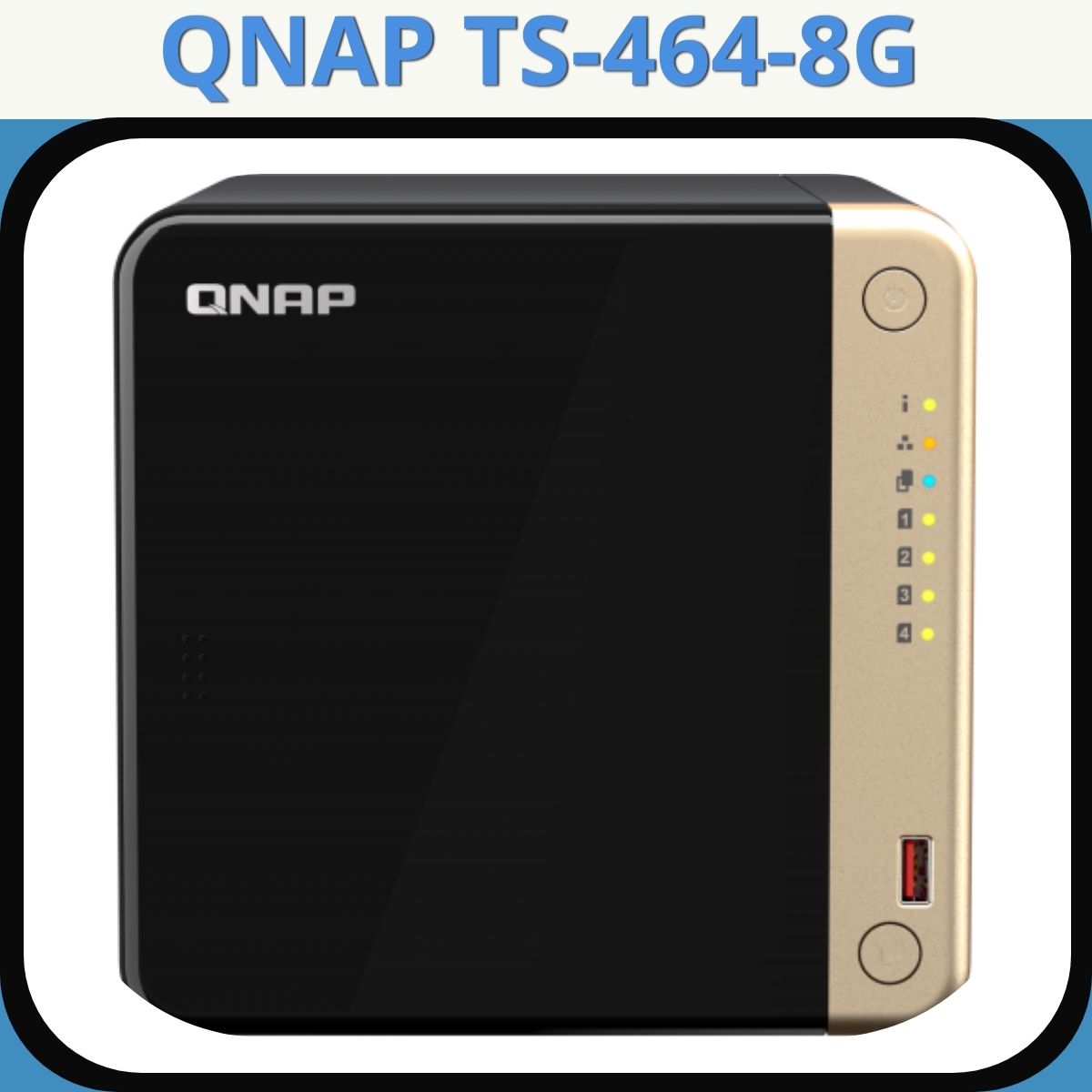 Anmeldelse af QNAP TS-464-8G