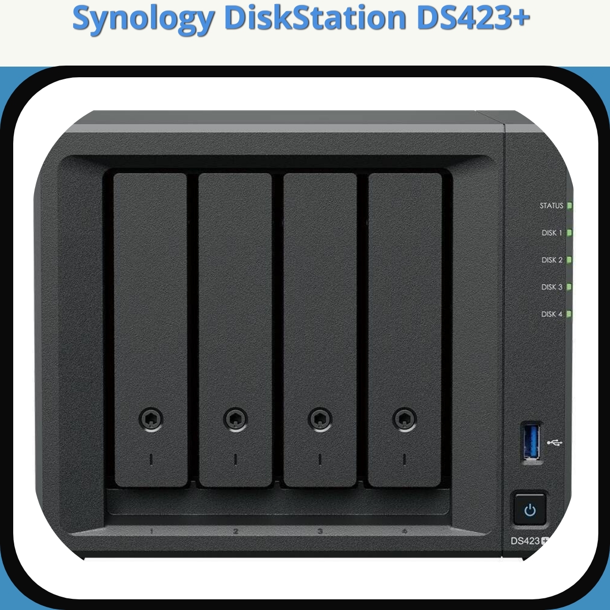 Anmeldelse af Synology DiskStation DS423+