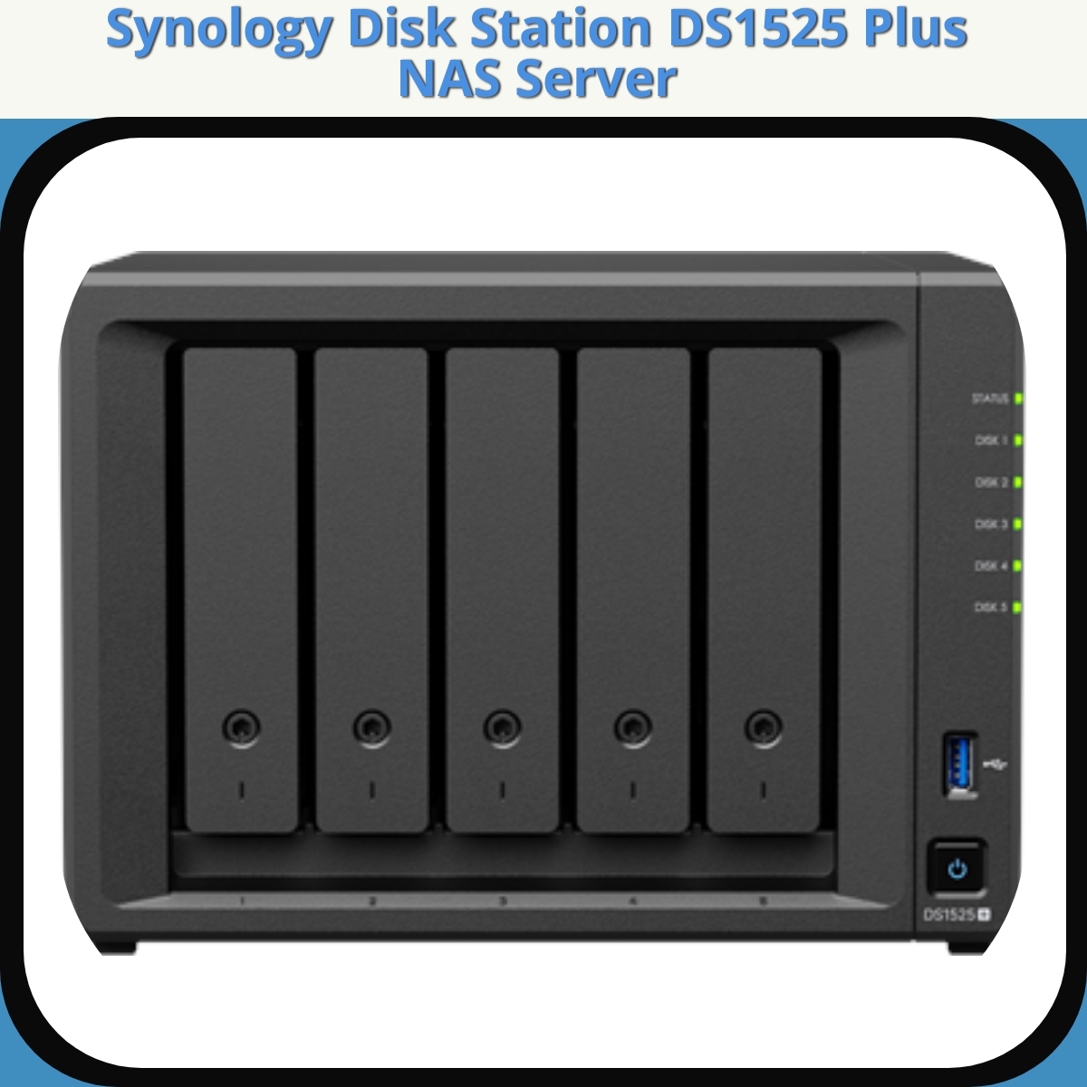 Anmeldelse af Synology Disk Station DS1525 Plus NAS Server