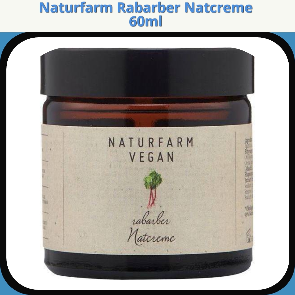 Anmeldelse af Naturfarm Rabarber Natcreme 60ml