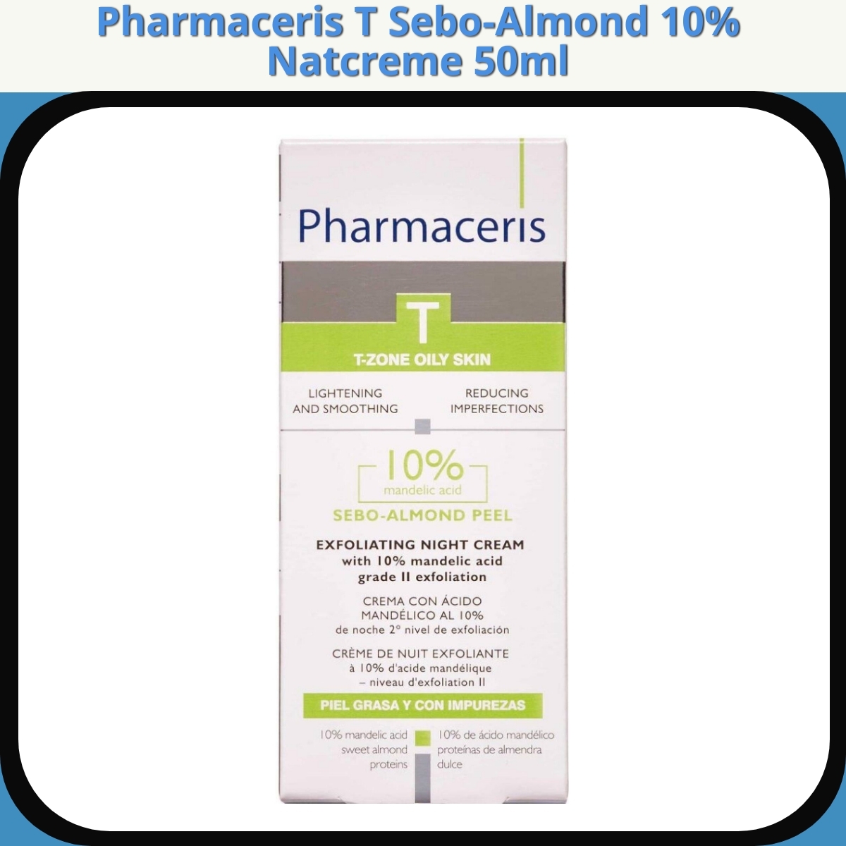 Anmeldelse af Pharmaceris T Sebo-Almond 10% Natcreme 50ml