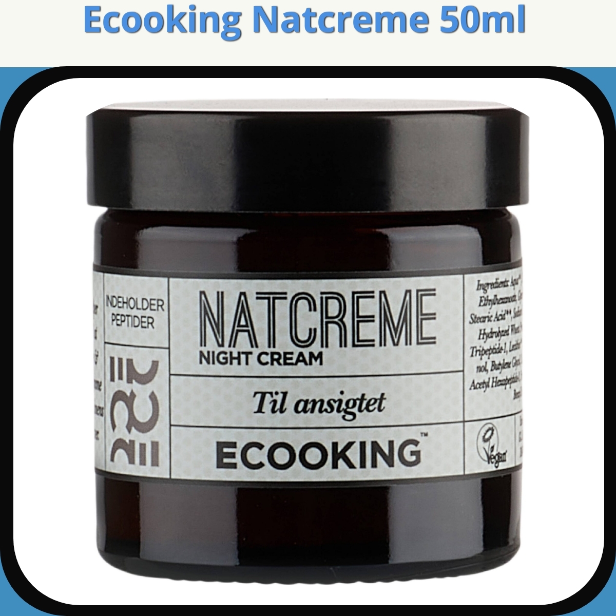 Anmeldelse af Ecooking Natcreme 50ml