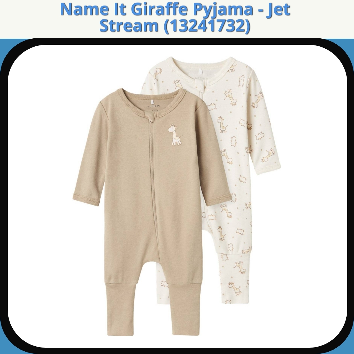 Anmeldelse af Name It Giraffe Pyjama - Jet Stream (13241732)