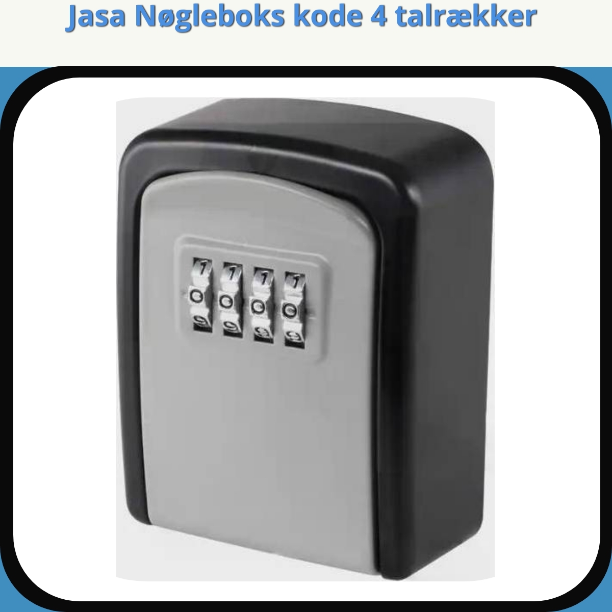 Anmeldelse af Jasa Nøgleboks kode 4 talrækker