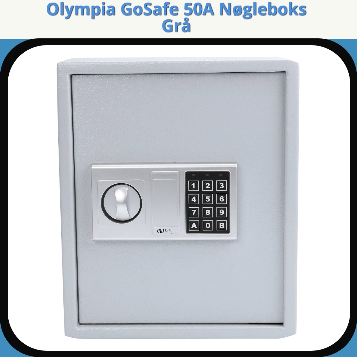 Anmeldelse af Olympia GoSafe 50A Nøgleboks Grå