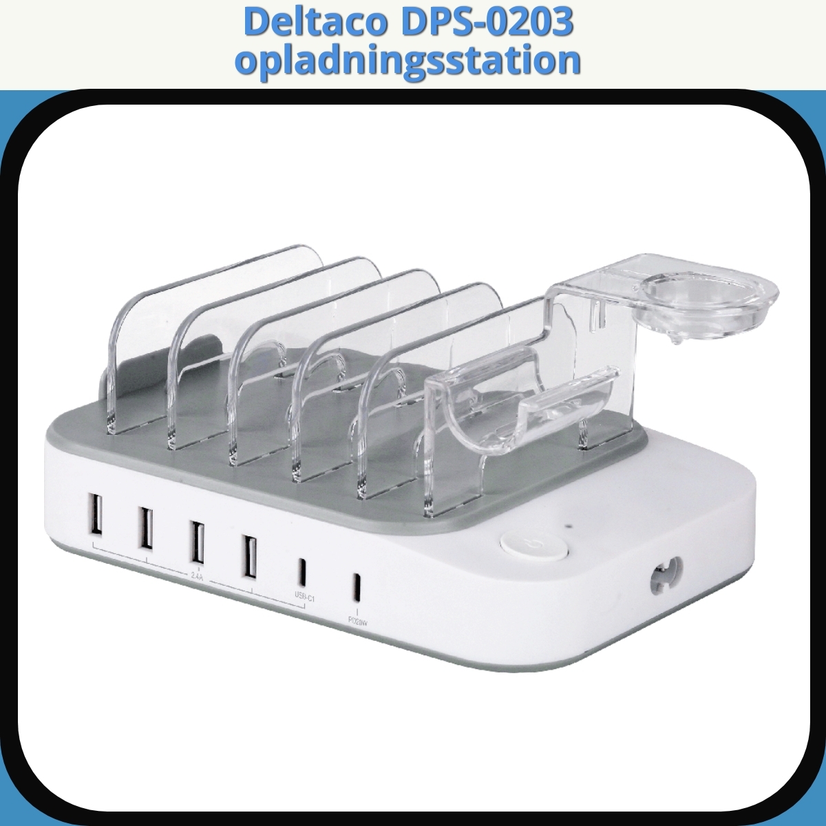 Anmeldelse af Deltaco DPS-0203 opladningsstation