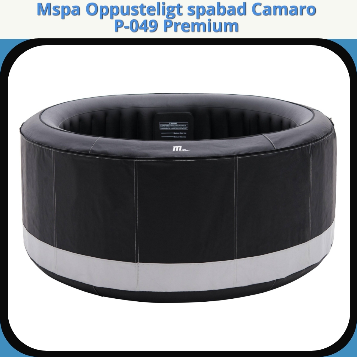 Anmeldelse af Mspa Oppusteligt spabad Camaro P-049 Premium