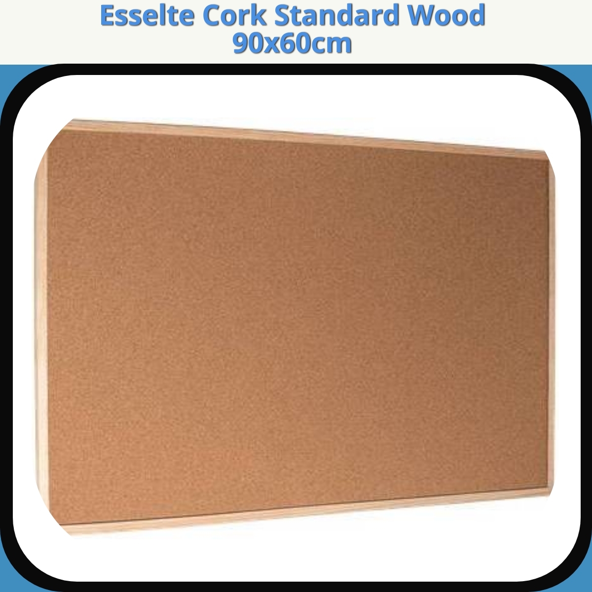 Anmeldelse af Esselte Cork Standard Wood 90x60cm