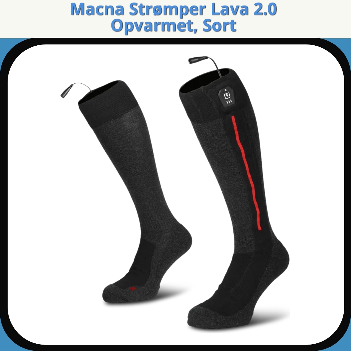 Anmeldelse af Macna Strømper Lava 2.0 Opvarmet, Sort