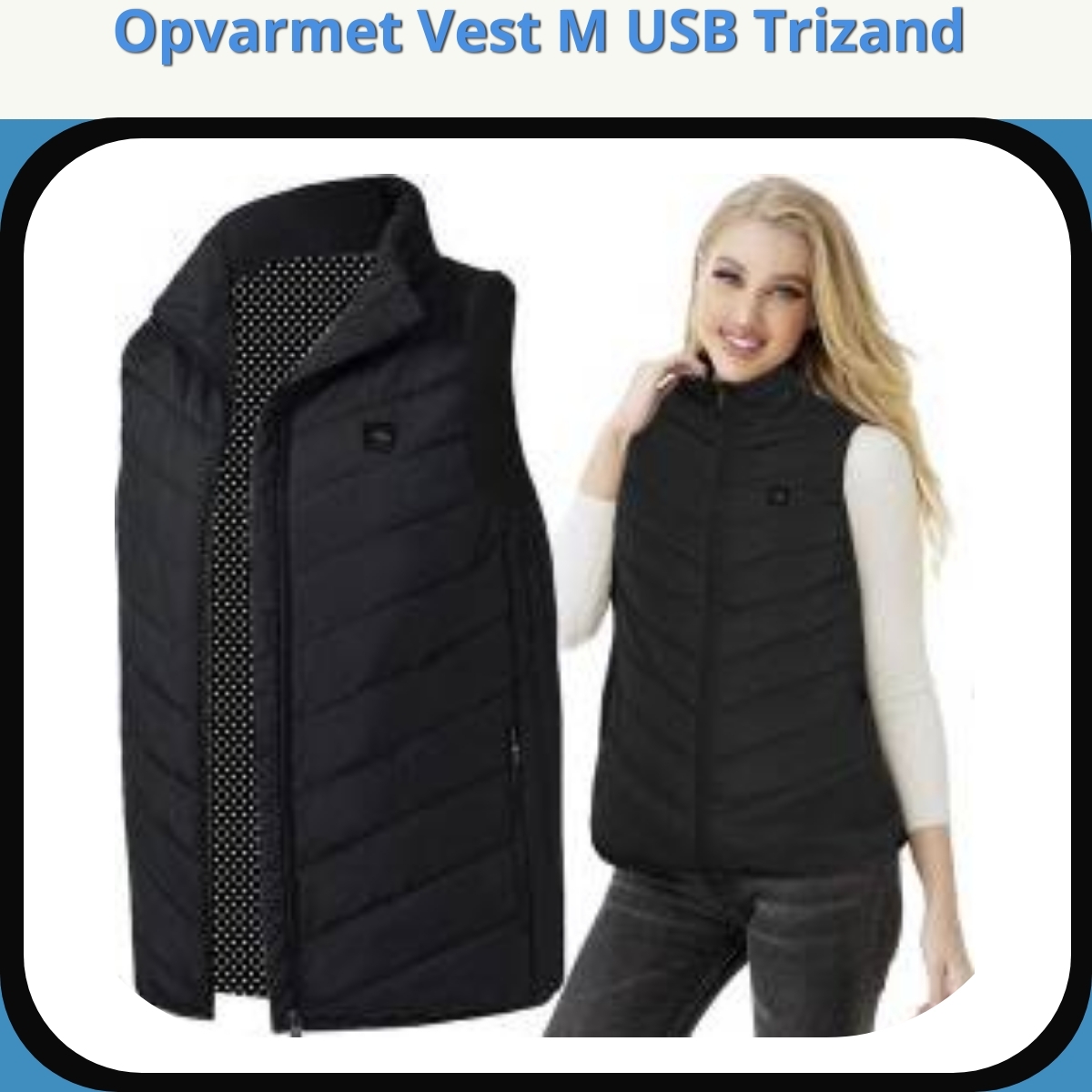 Anmeldelse af Opvarmet Vest M USB Trizand