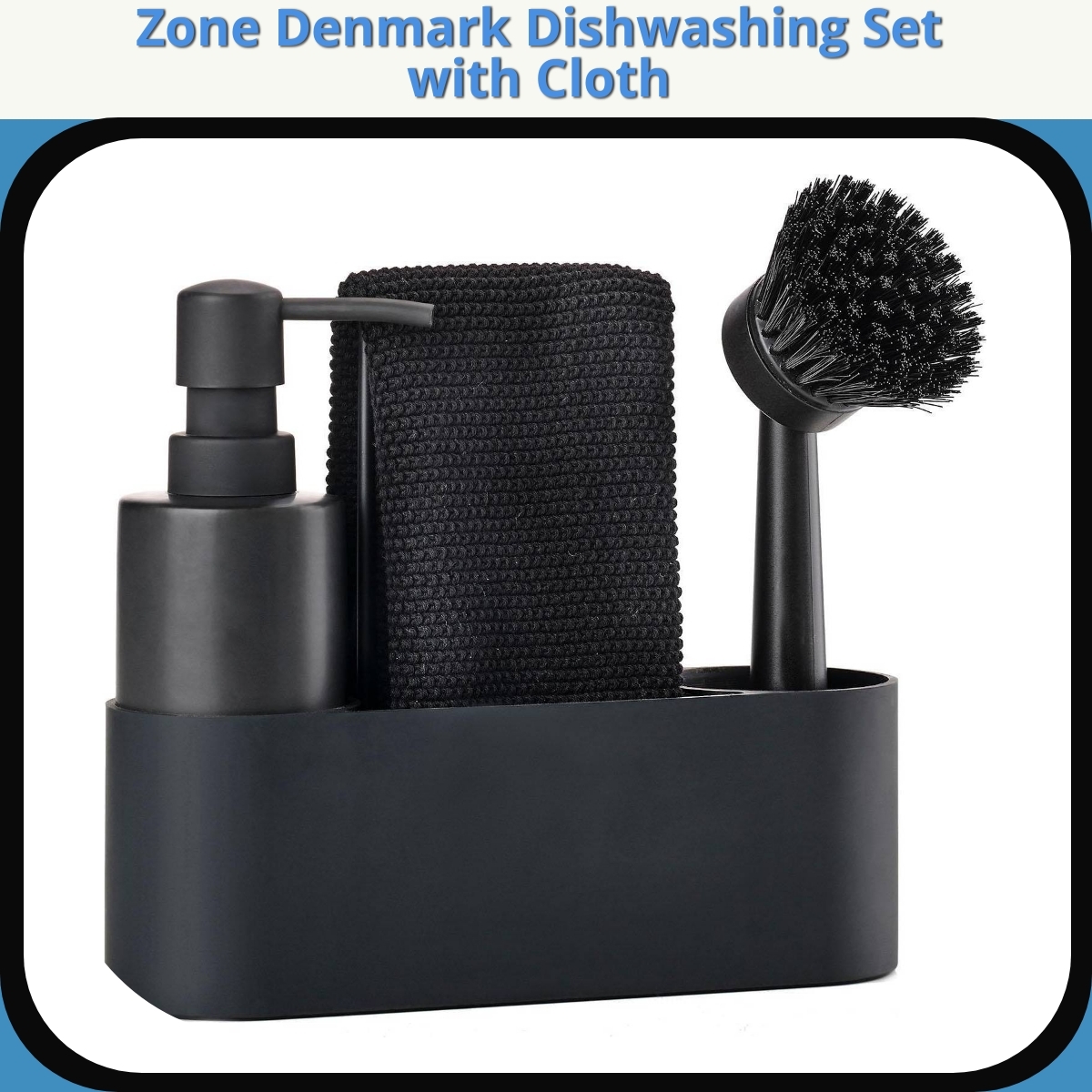 Anmeldelse af Zone Denmark Dishwashing Set with Cloth